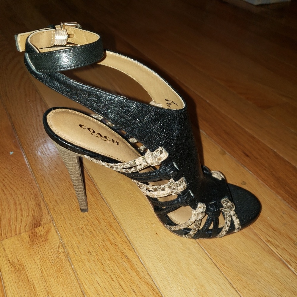 Y2K Coach pumps open toe/heel shoes